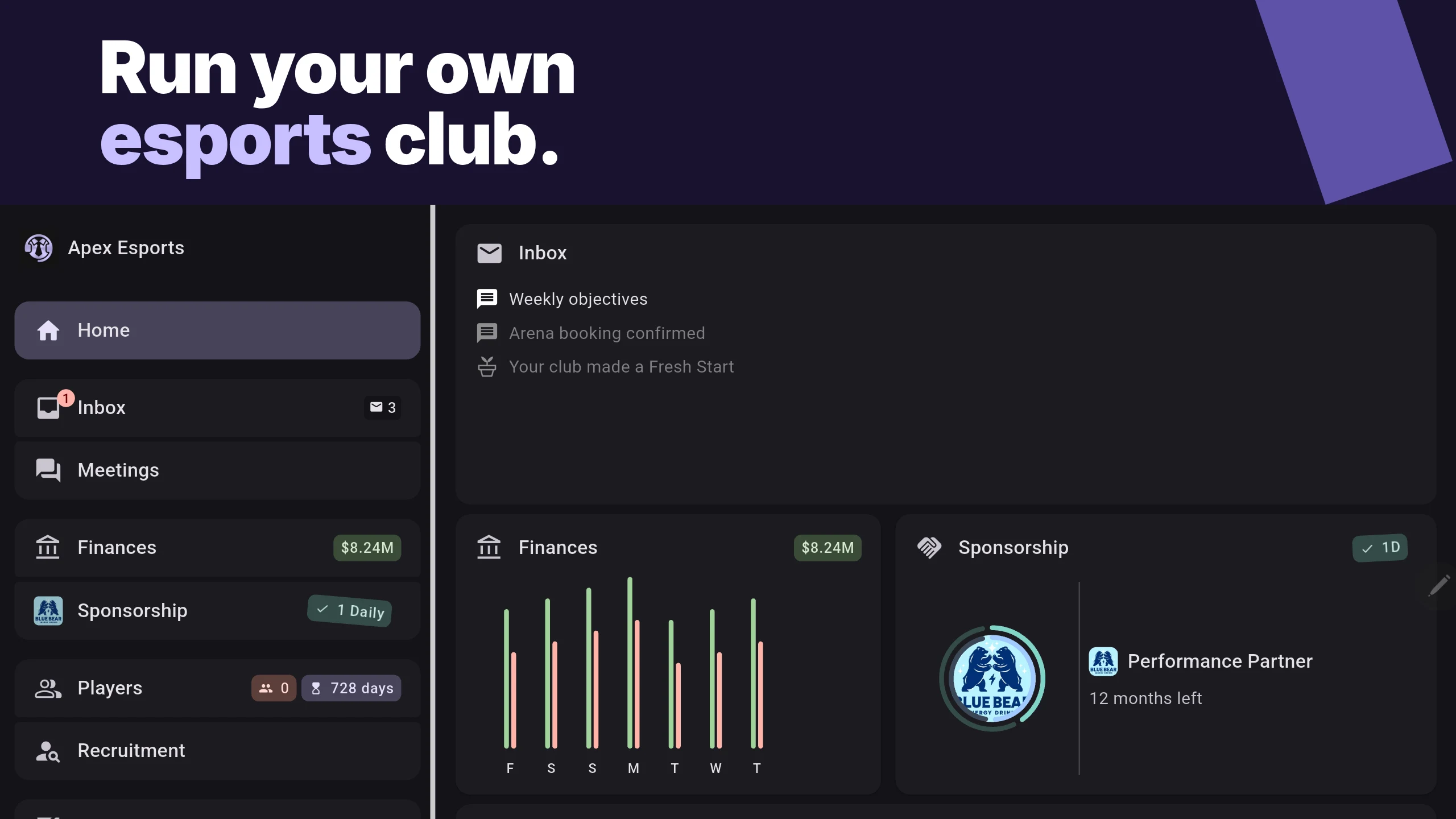 ESMO: Esports Manager Online screenshot